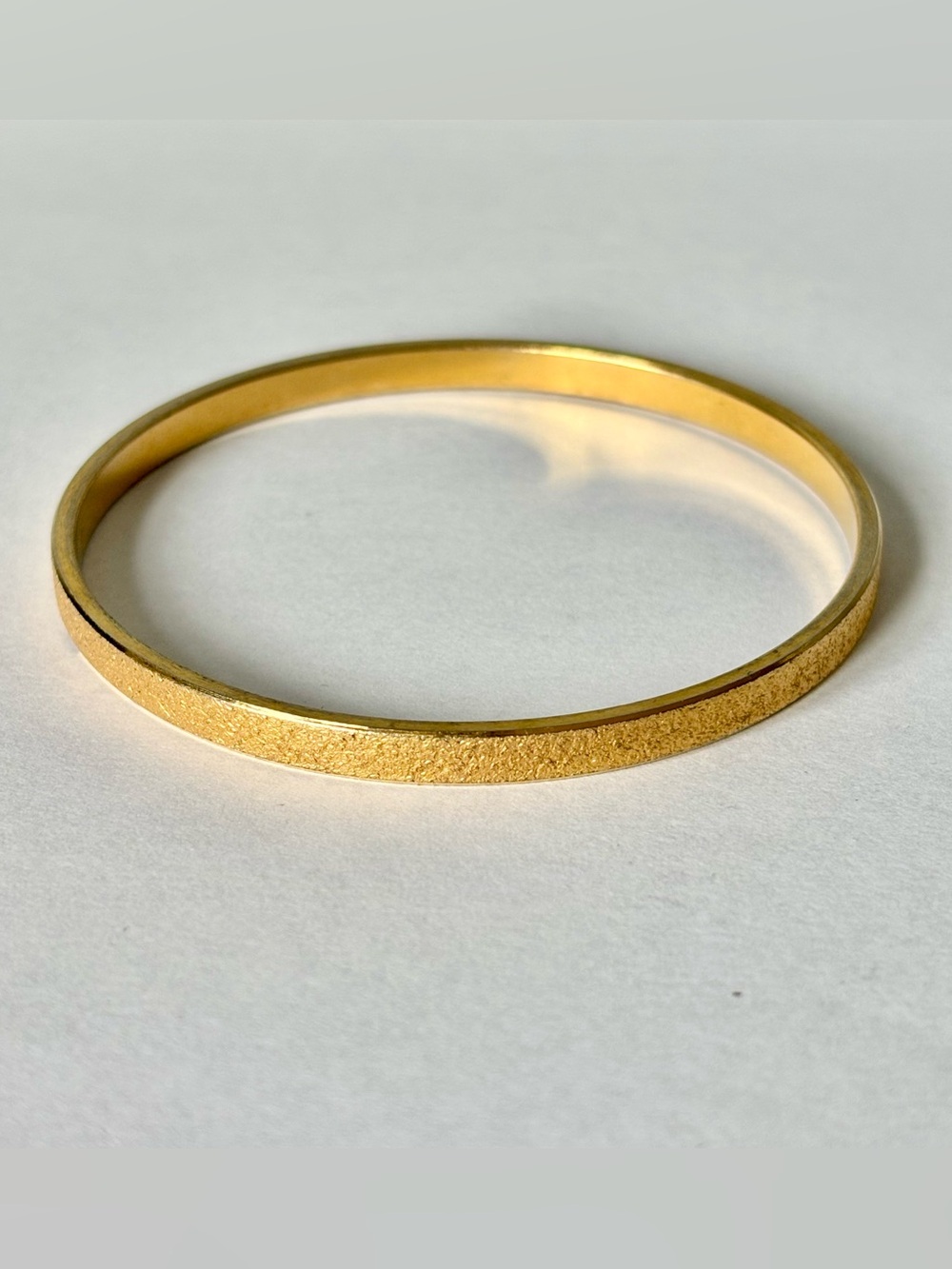 MONET S Vintage Textures Gold Plated Wrist Bangle Bracelet